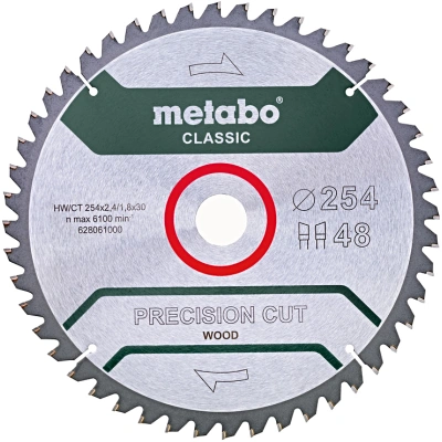 METABO Precision Cut Wood Classic 254x30mm (WZ48)