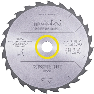 METABO Power Cut Wood Professional 254x30mm (40Z)