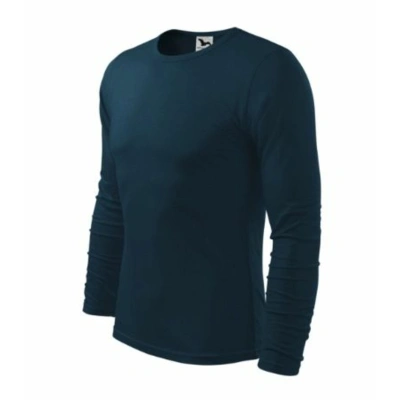 MALFINI FIT-T LONG SLEEVE pánské dlouhý rukáv Tričko námořnická modrá XL
