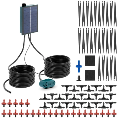 Solární zavlažovací systém 25 kapačů 5m hadice - Solární zavlažování hillvert