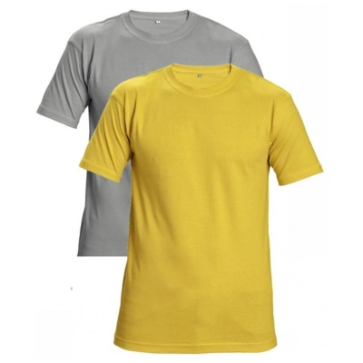 Červa GARAI 190GSM tričko s krátkým rukávem žluté